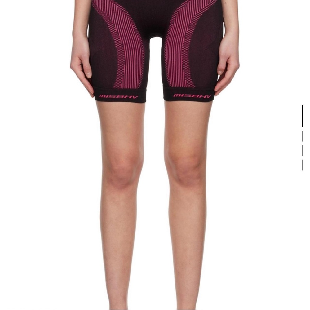 Extremely rare MISBHV EUROPA Biker Shorts in Pink and Brown
